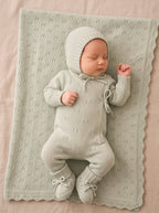 Honeydew set - with Coverall, Blanket, Bonnet and Booties