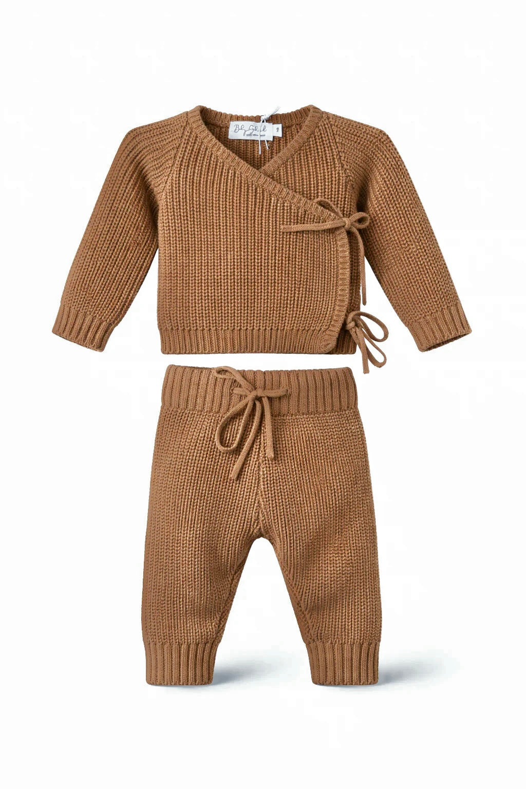 Double side tie set - chocolate milk