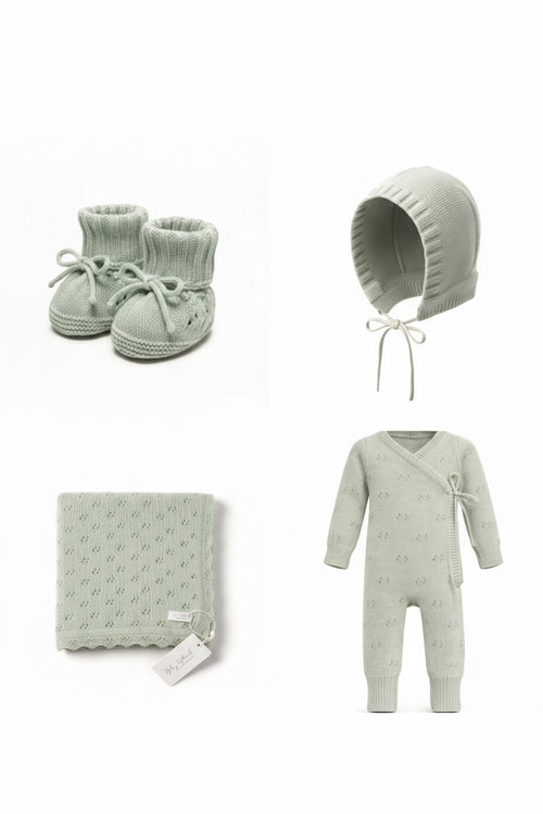 Baby gift set - honeydew