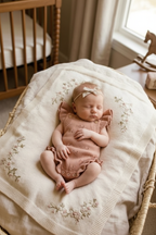 Newborn in Moses Basket
