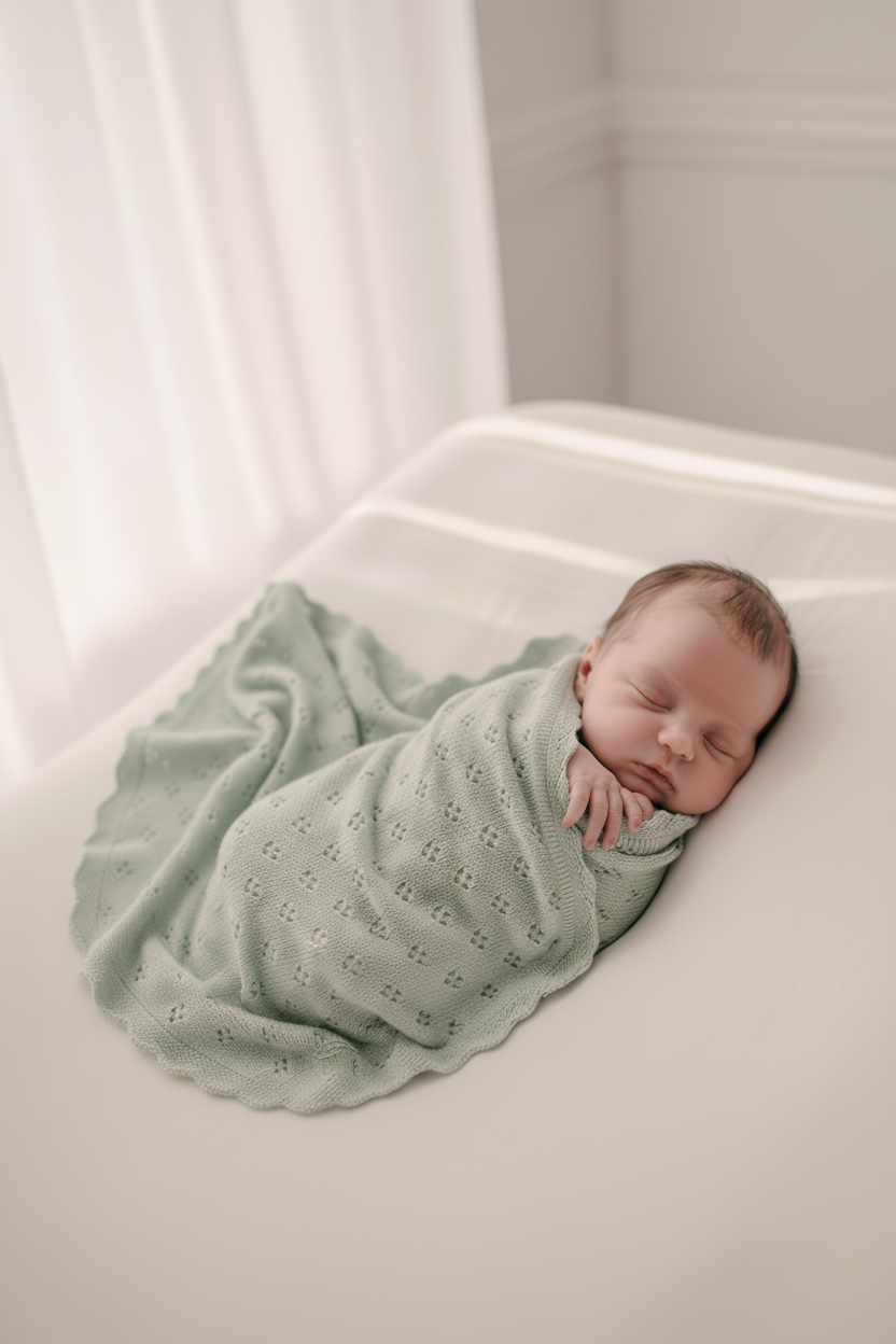 Portrait baby blanket image